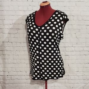 Laura / Hamilton polka dot tank